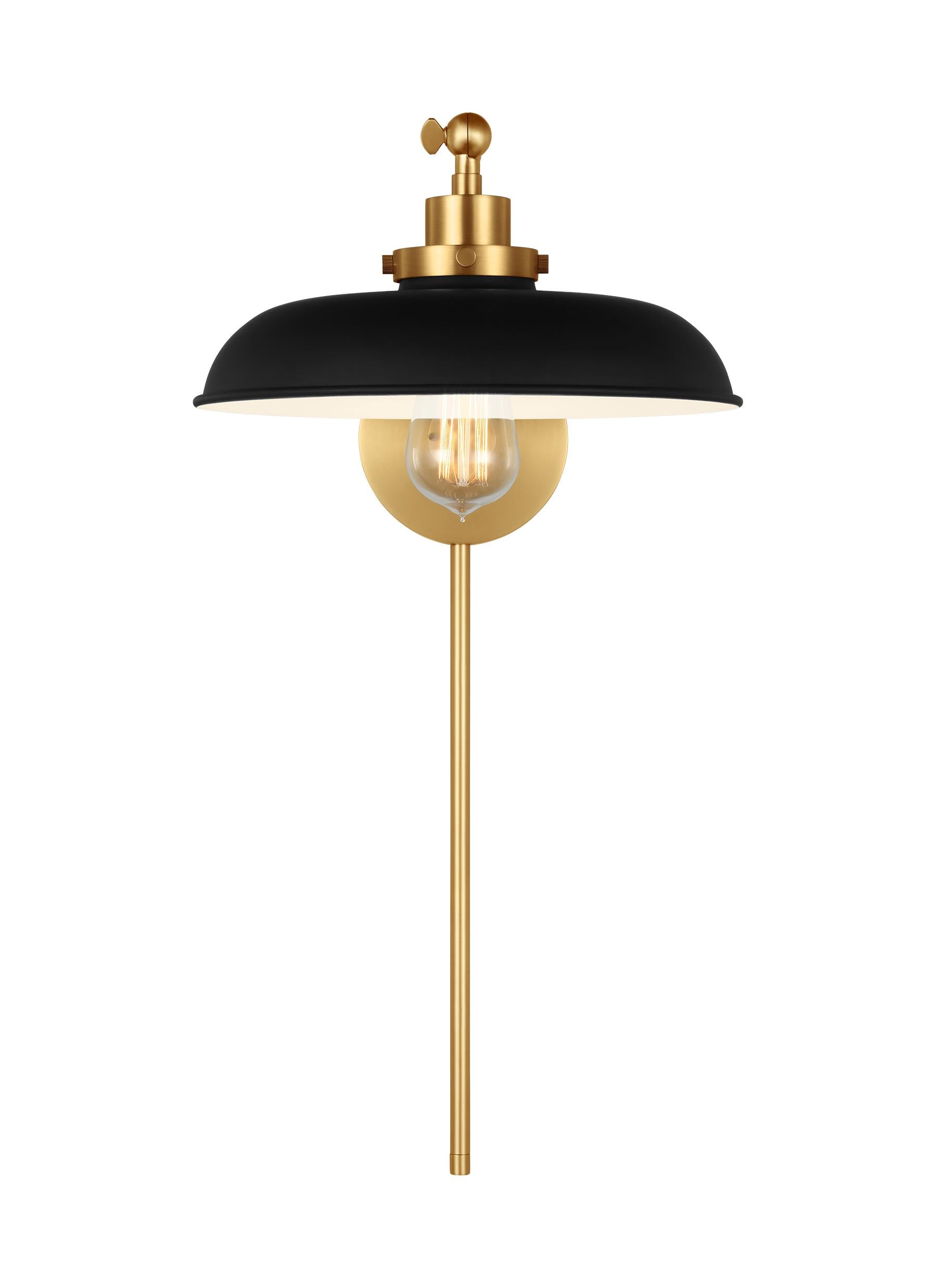 Wellfleet Single Arm Wide Task Sconce