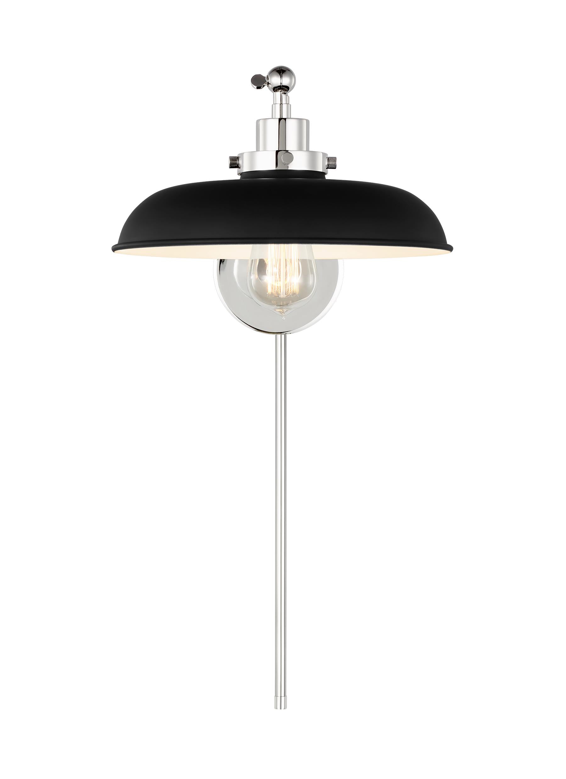 Wellfleet Single Arm Wide Task Sconce