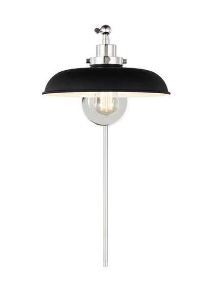 Wellfleet Single Arm Wide Task Sconce