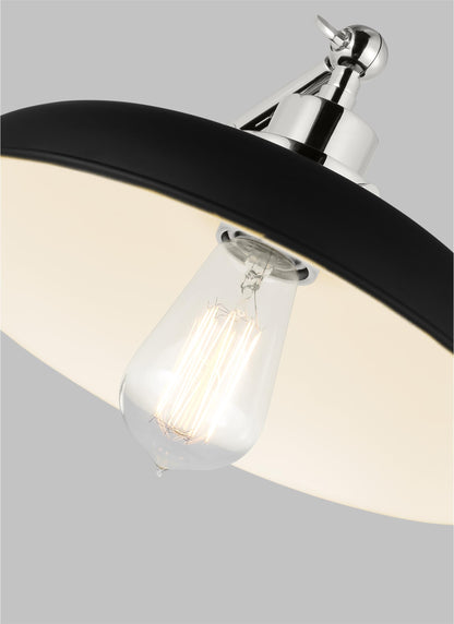 Wellfleet Single Arm Wide Task Sconce