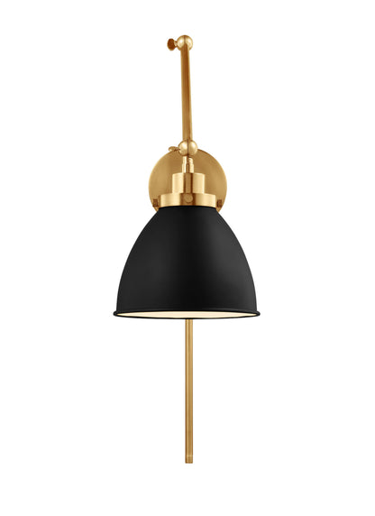 Wellfleet Double Arm Dome Task Sconce