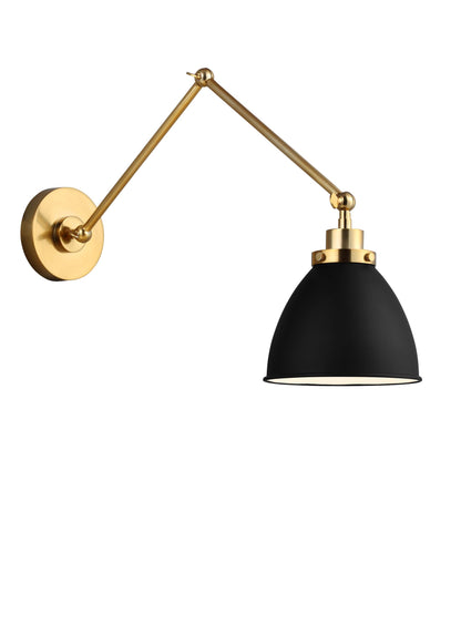 Wellfleet Double Arm Dome Task Sconce