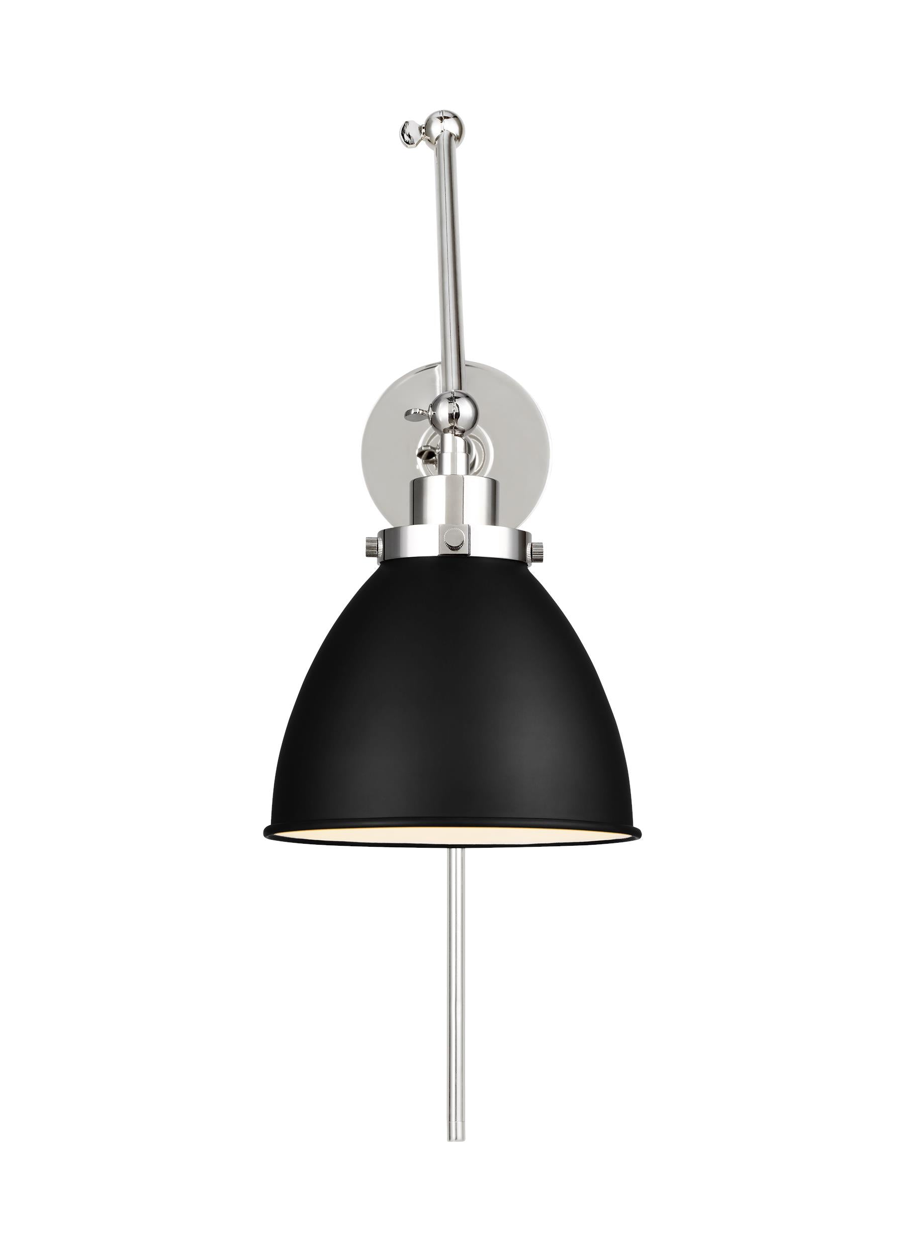 Wellfleet Double Arm Dome Task Sconce