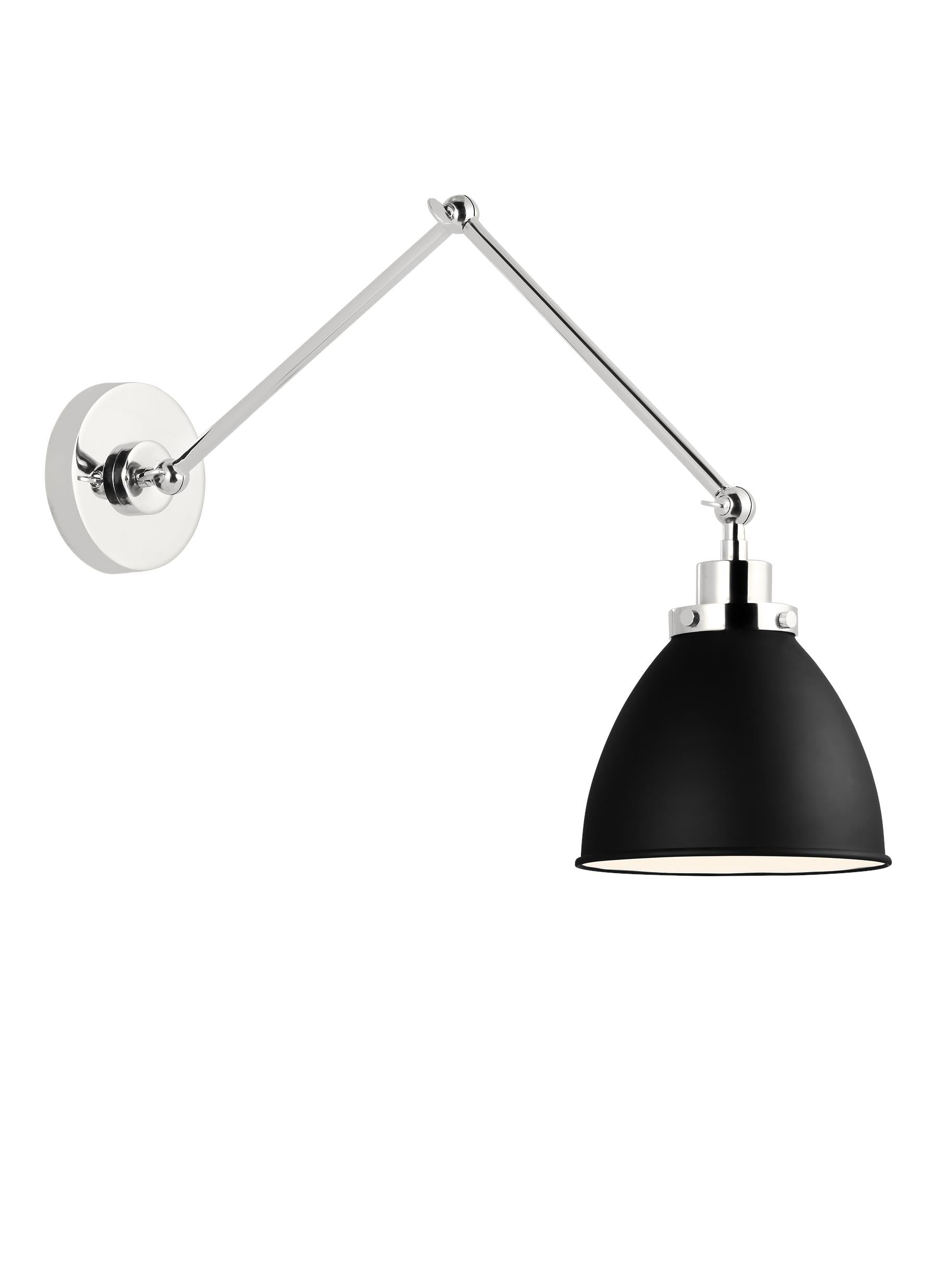 Wellfleet Double Arm Dome Task Sconce