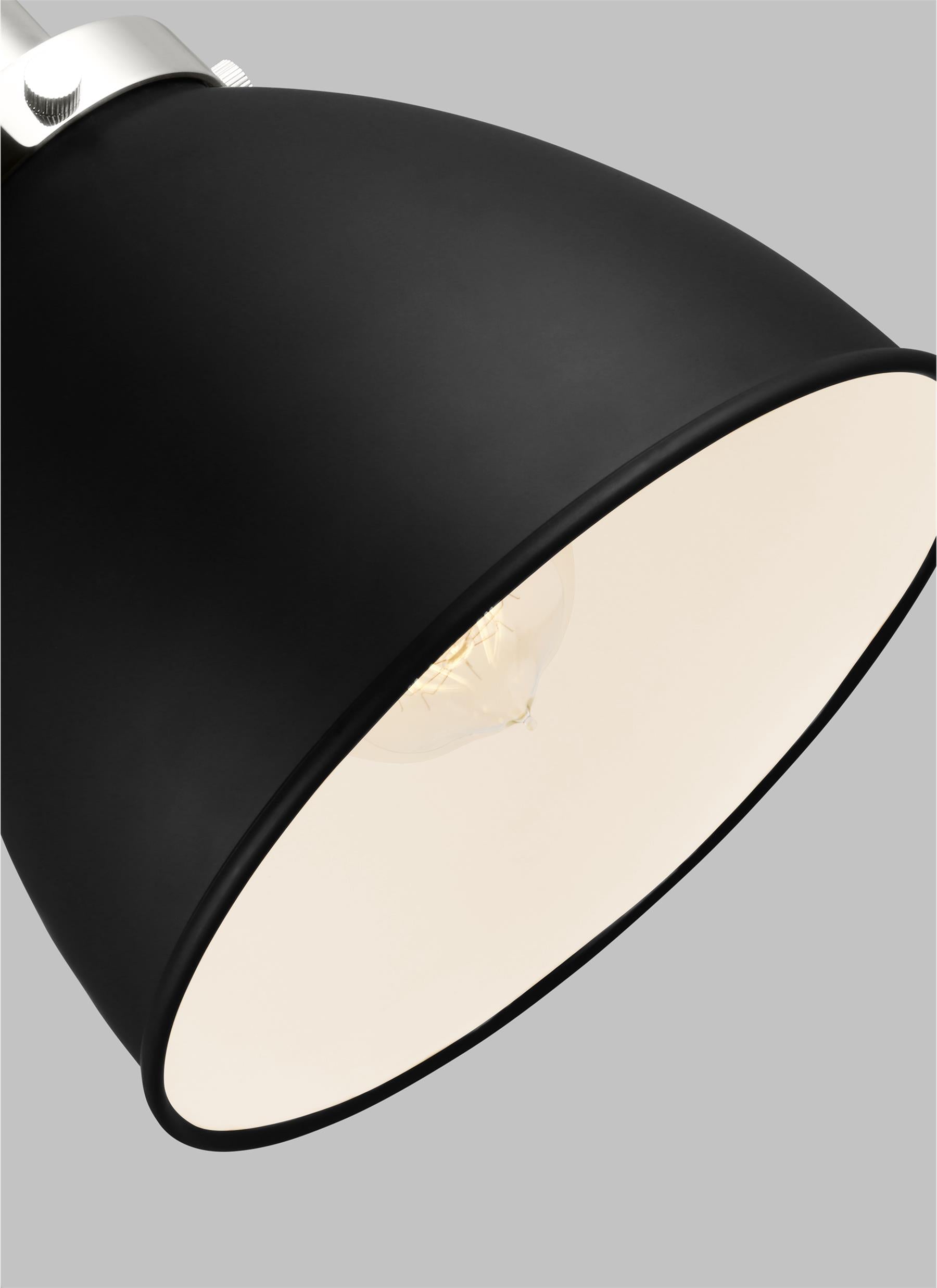 Wellfleet Double Arm Dome Task Sconce