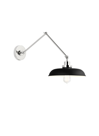 Wellfleet Double Arm Wide Task Sconce