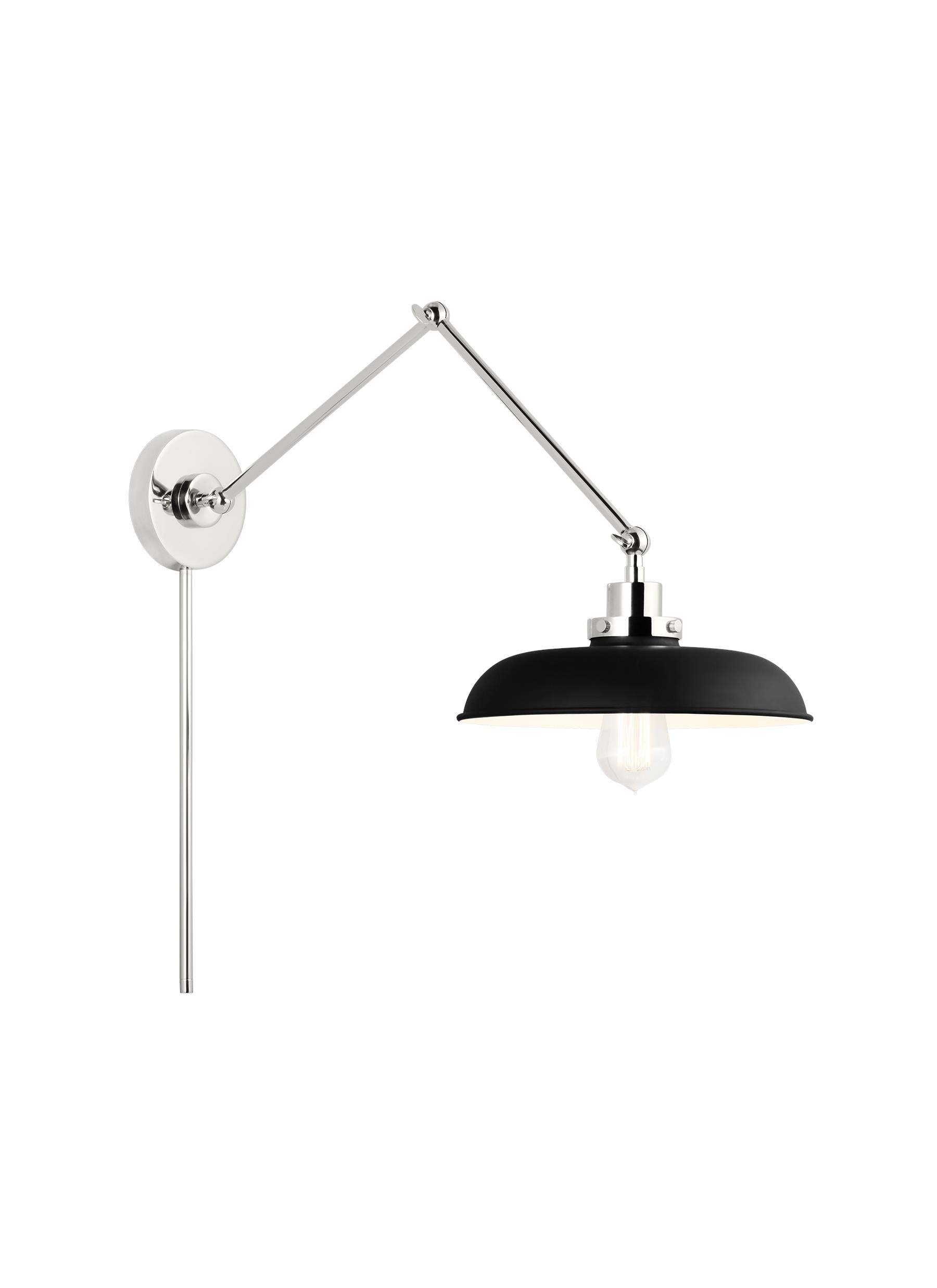 Wellfleet Double Arm Wide Task Sconce