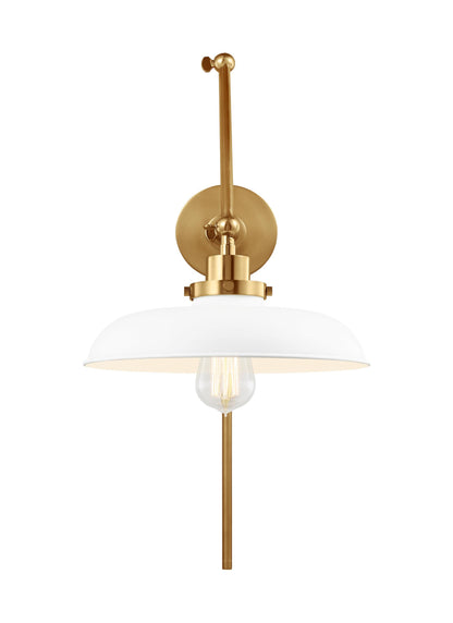 Wellfleet Double Arm Wide Task Sconce