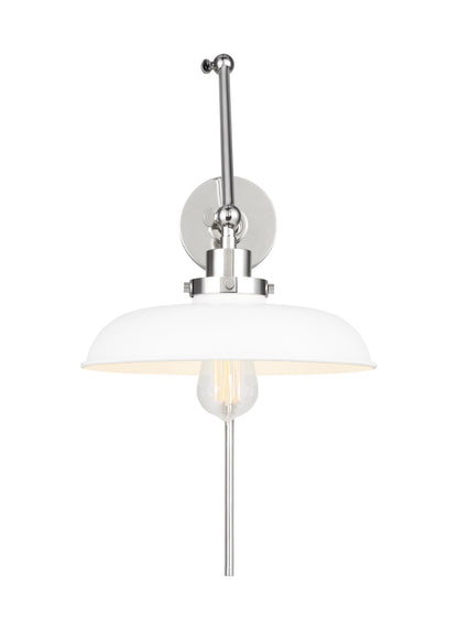 Wellfleet Double Arm Wide Task Sconce