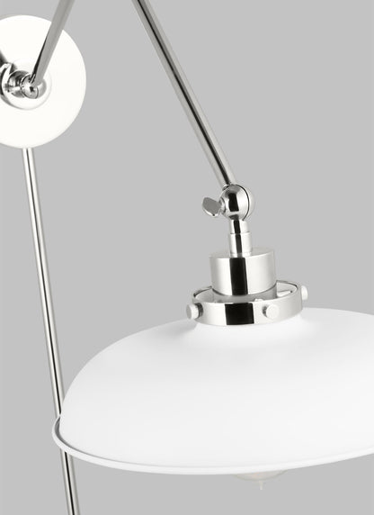Wellfleet Double Arm Wide Task Sconce