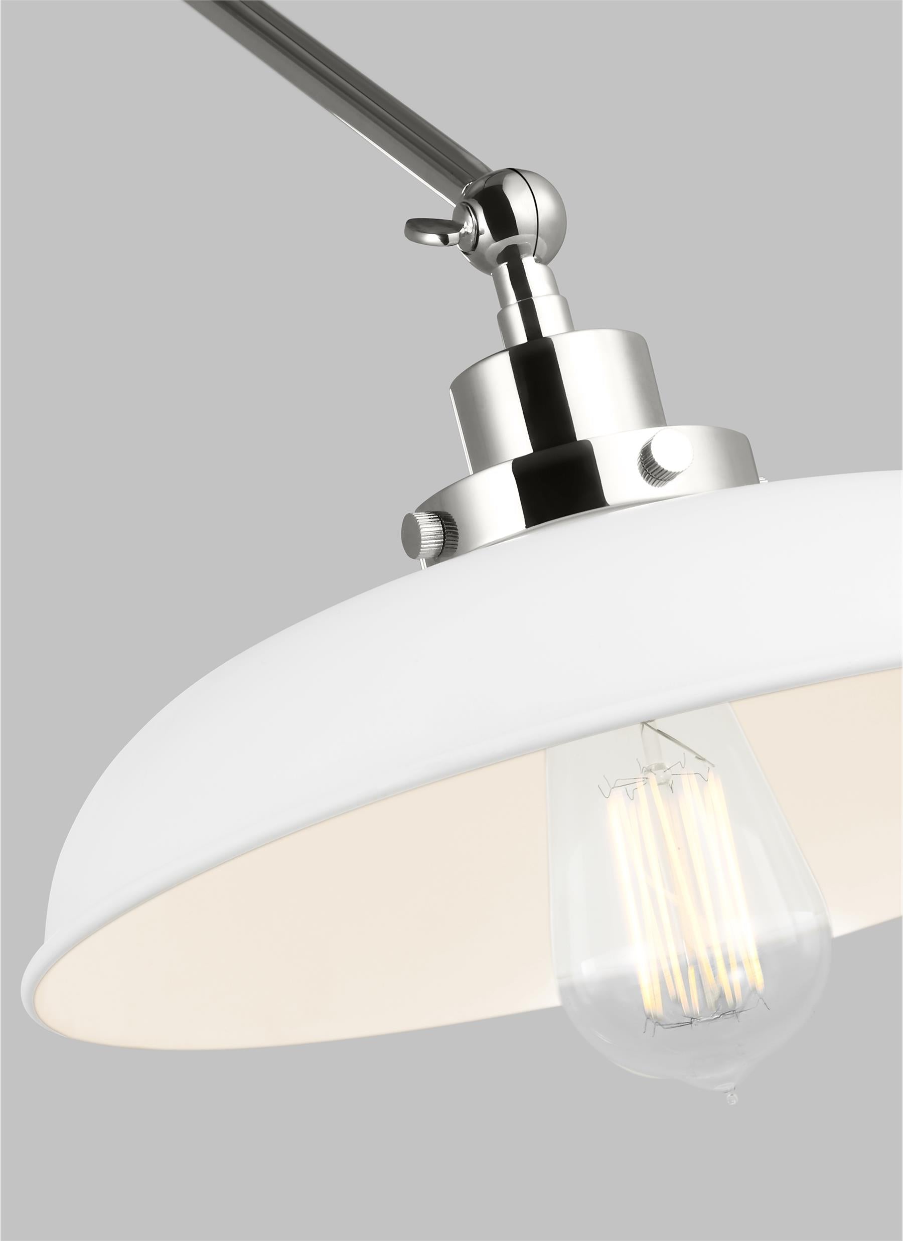 Wellfleet Double Arm Wide Task Sconce