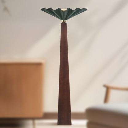 Furrow 65" Green Floor Lamp