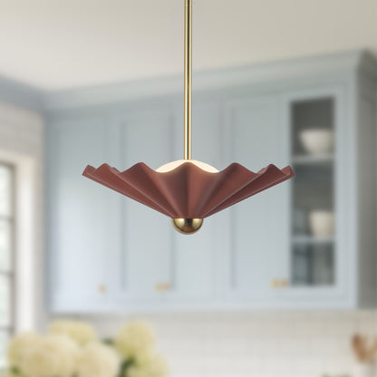 Furrow 16" dimmable LED Pendant