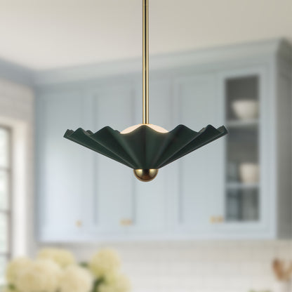 Furrow 16" dimmable LED Pendant