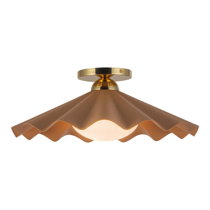 Furrow 16" Semi-Flush Mount