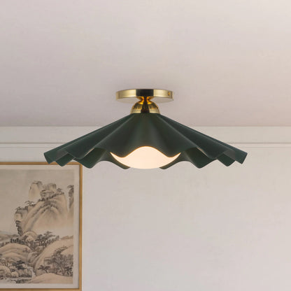 Furrow 16" Semi-Flush Mount