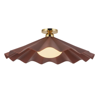 Furrow 25" Semi-Flush Mount