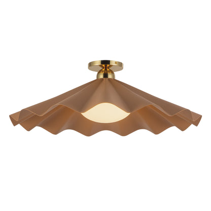 Furrow 25" Semi-Flush Mount