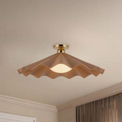 Furrow 25" Semi-Flush Mount