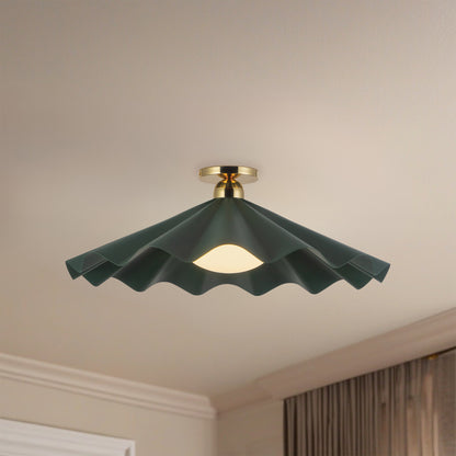 Furrow 25" Semi-Flush Mount