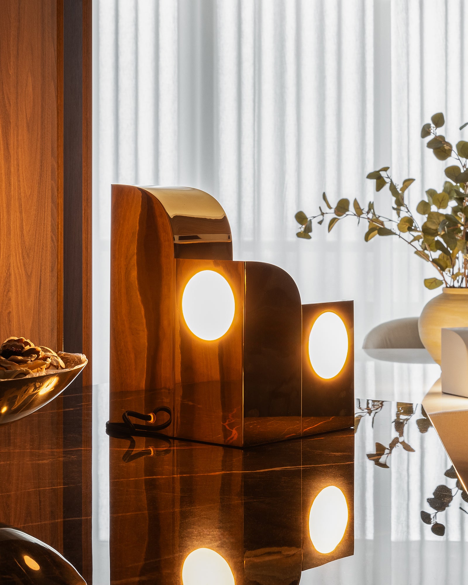 Gypsum Table Lamp