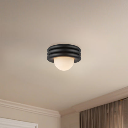 Harvey 12" Socket Semi-Flush Mount