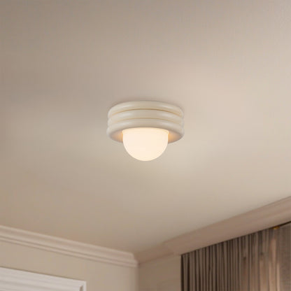 Harvey 12" Socket Semi-Flush Mount
