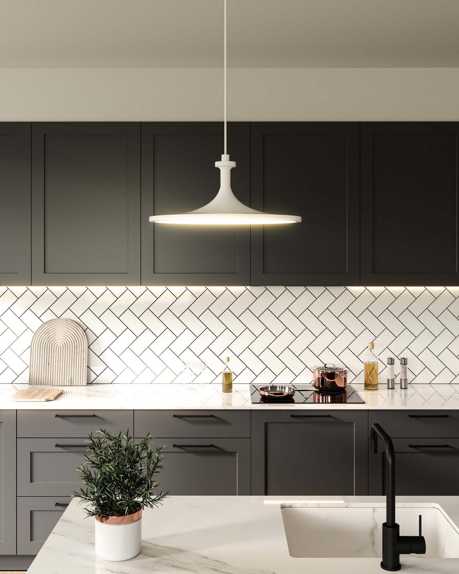 Issa 12" LED Pendant