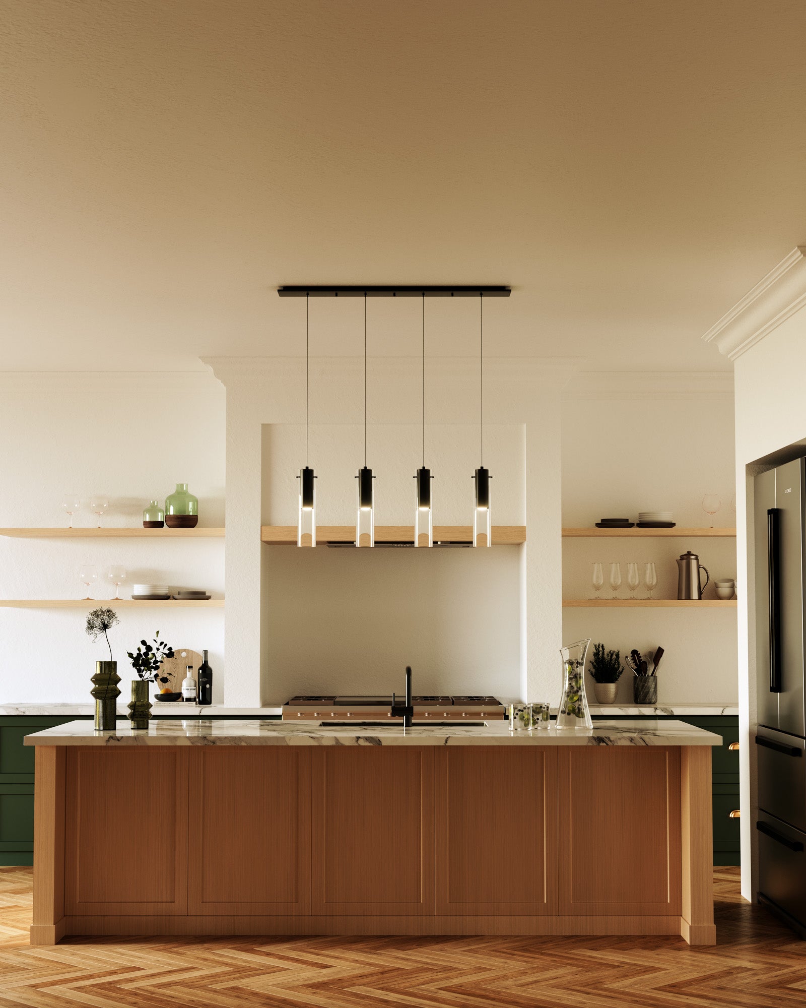 Lena 25" 4-Light Multi Pendant