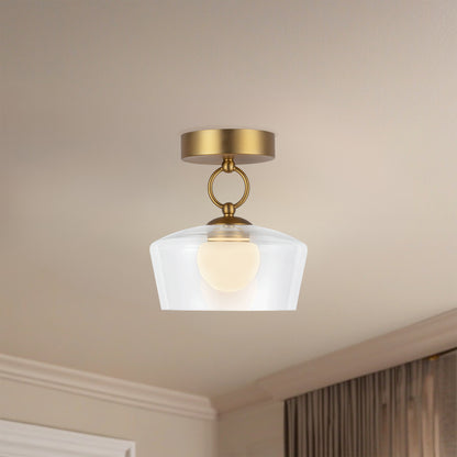 Leota 8" LED Semi-Flush Mount