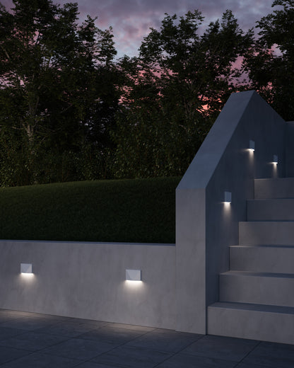 Lio 3" LED Exterior Wall/Step Lights