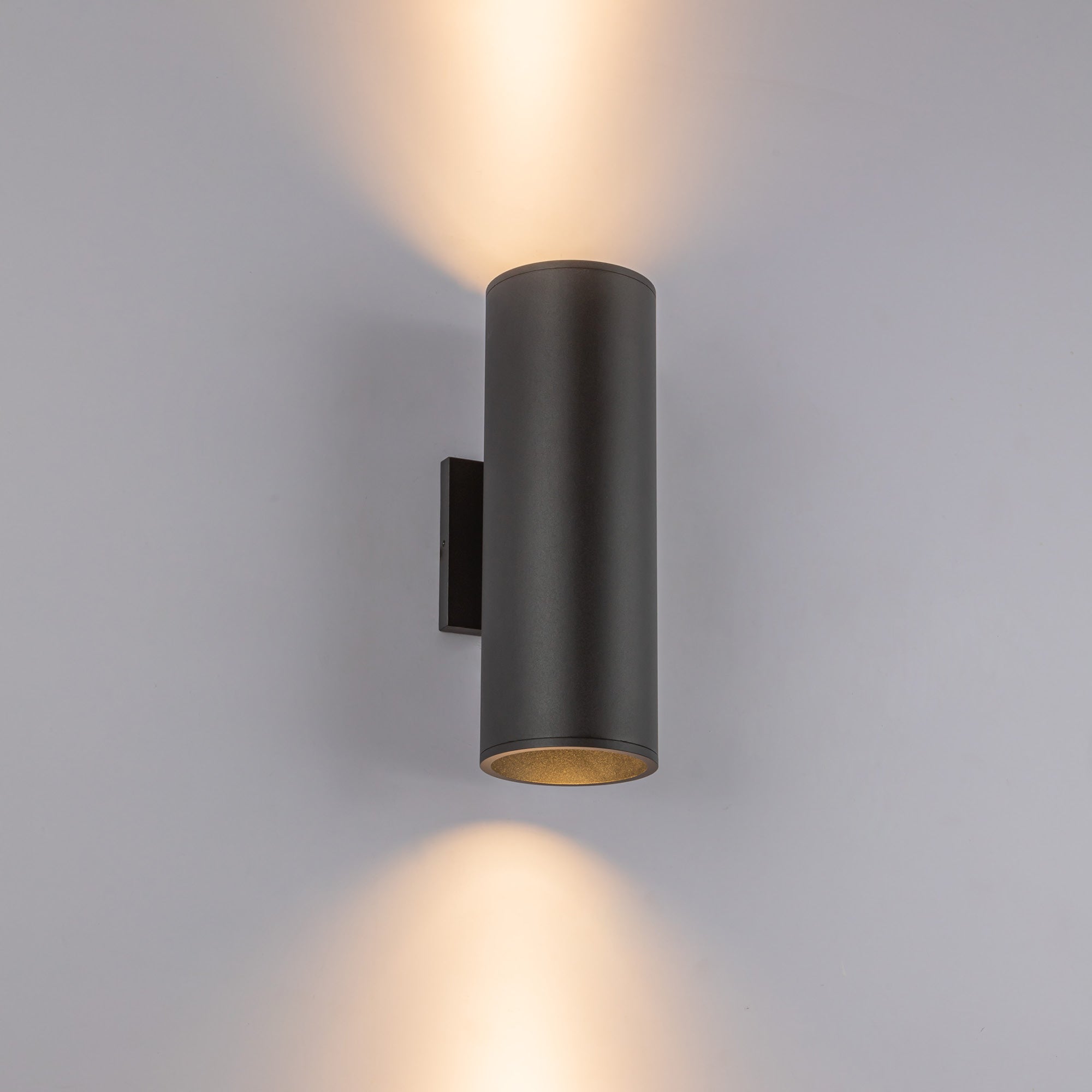 Lorna 12" (4" Dia.) 36 Degree Optic LED Wall Sconce Up/Down Light
