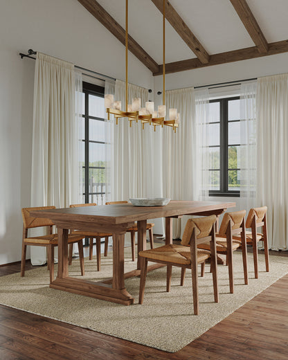 Lucian 52" 10 Lights Linear Pendant