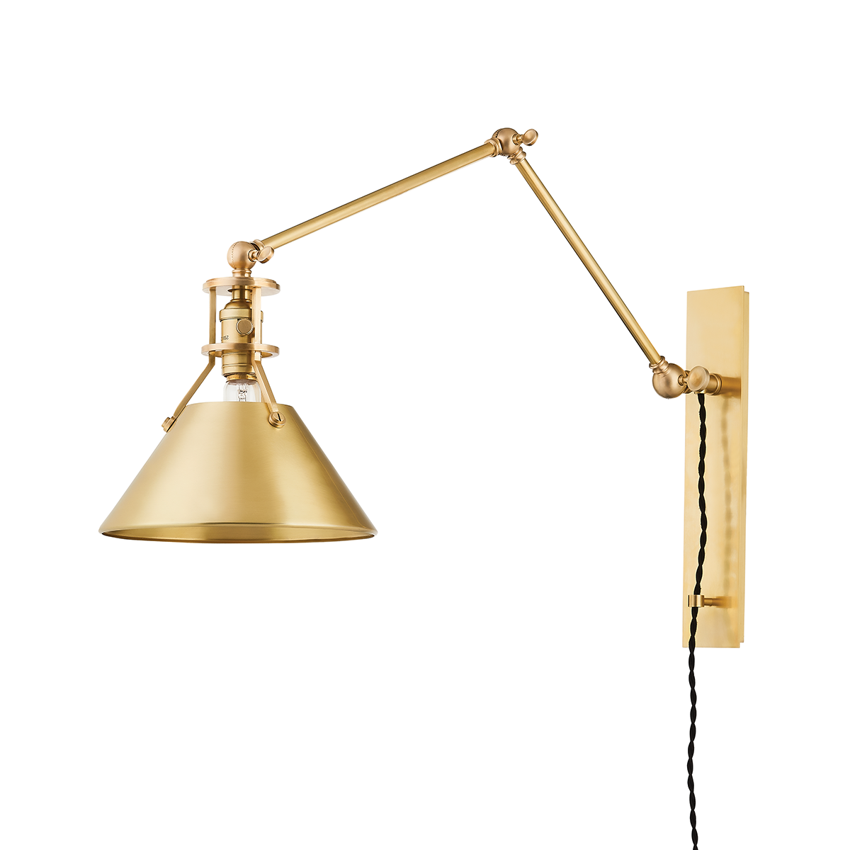 Metal No. 2 Plug-In Sconce