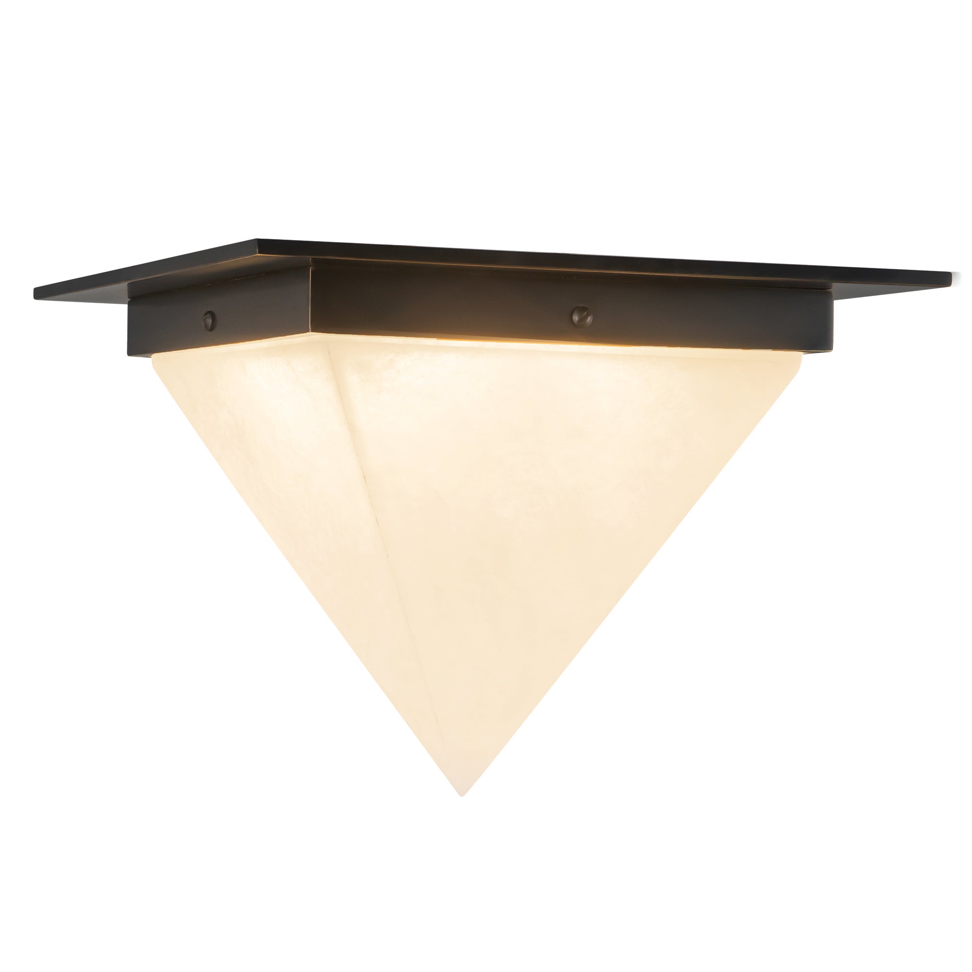 Mineral 11" Black Flush Mount