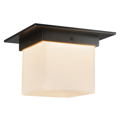 Mineral 8" Black Flush Mount