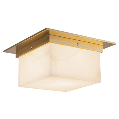 Mineral 11" Brass Flush Mount