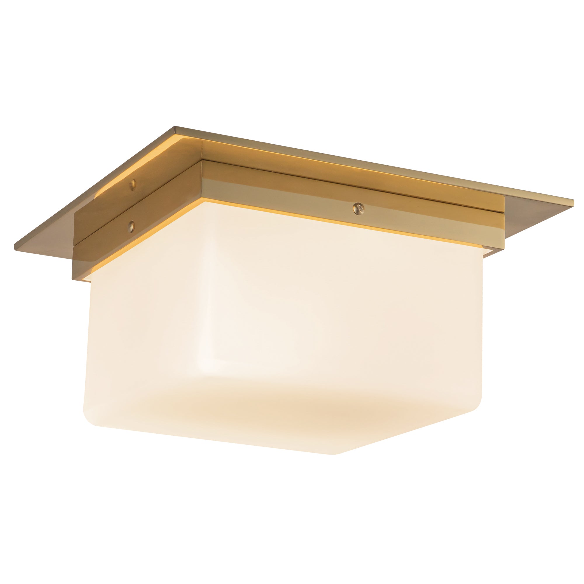 Mineral 11" Brass Flush Mount