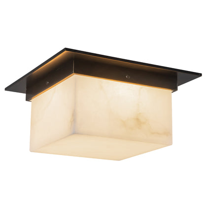 Mineral 11" Black Flush Mount
