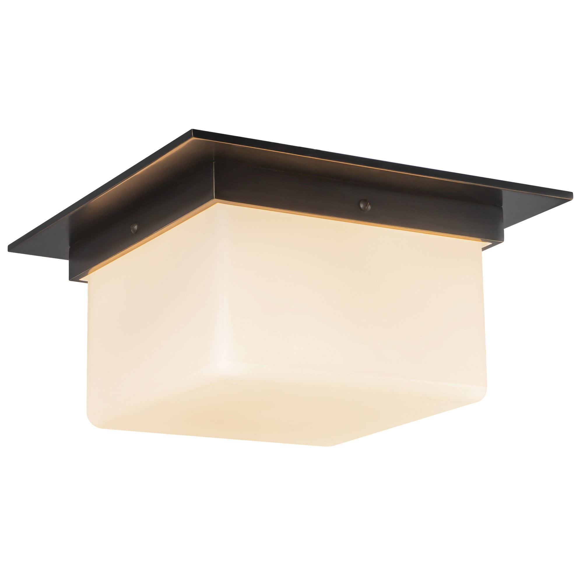 Mineral 11" Black Flush Mount