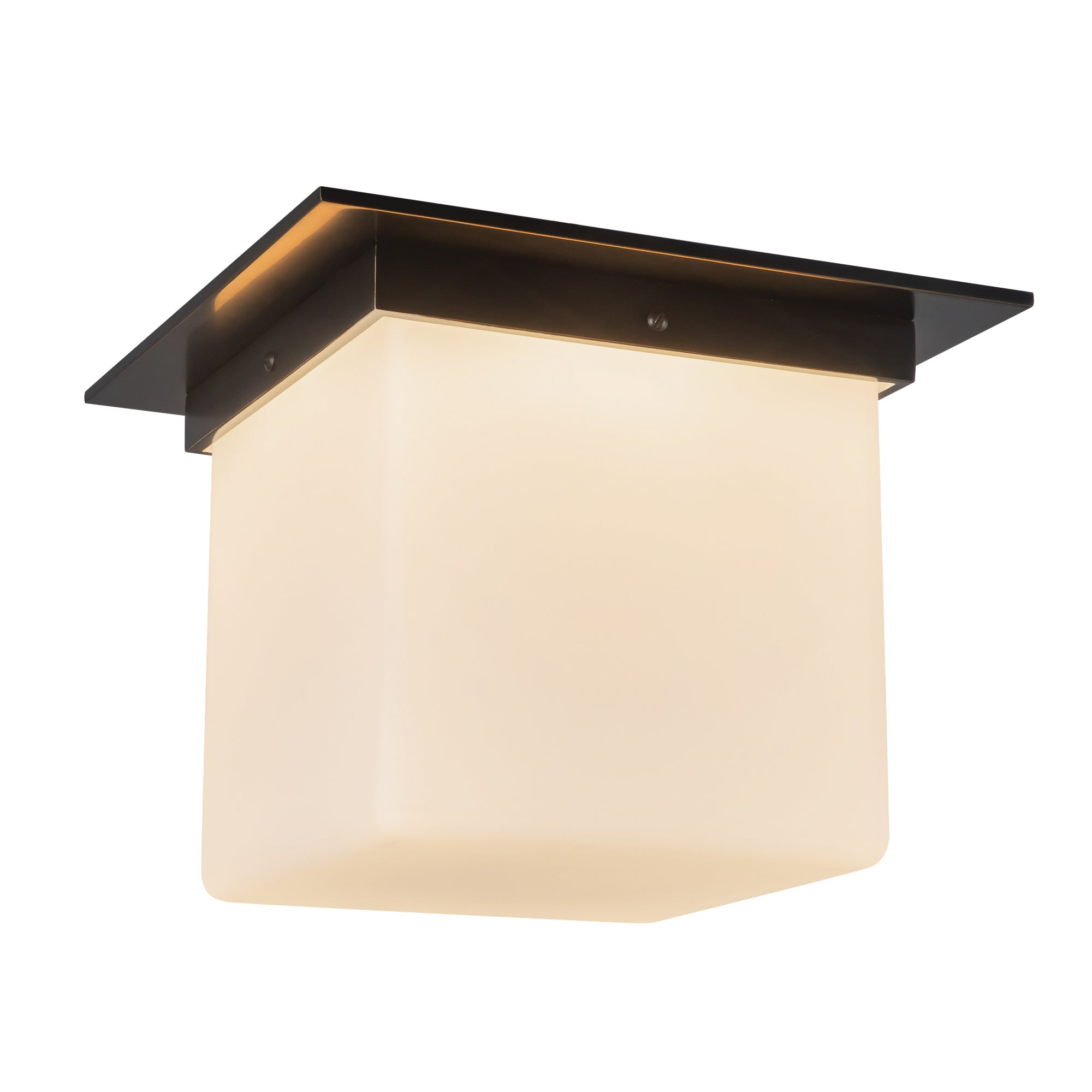 Mineral 11" Black Flush Mount