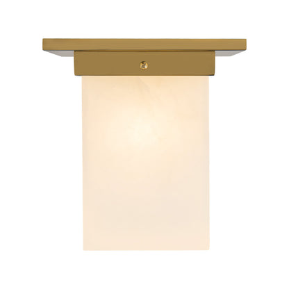 Mineral 8" Brass Flush Mount