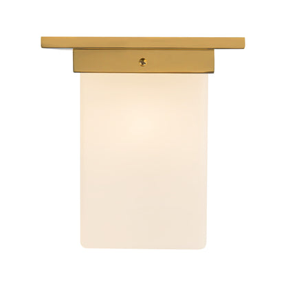 Mineral 8" Brass Flush Mount