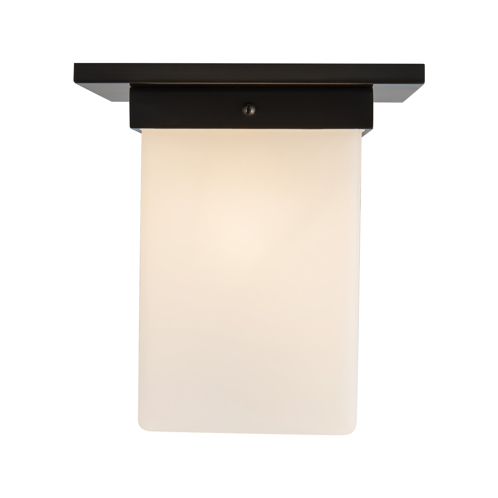 Mineral 8" Black Flush Mount
