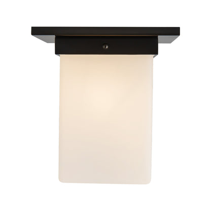 Mineral 8" Black Flush Mount