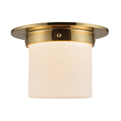 Mineral 8" Brass Flush Mount