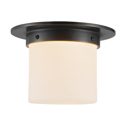 Mineral 8" Black Flush Mount