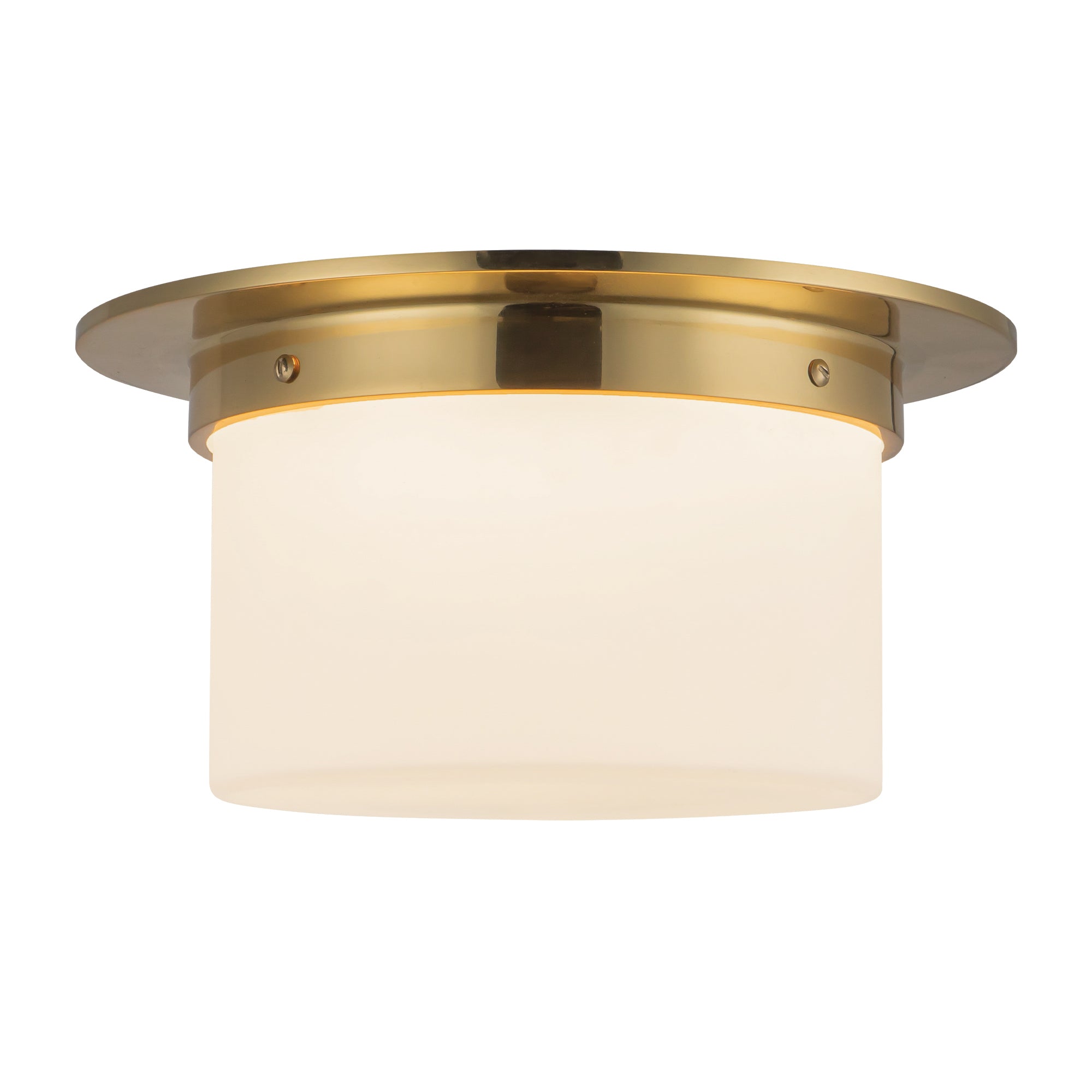 Mineral 11" Brass Flush Mount