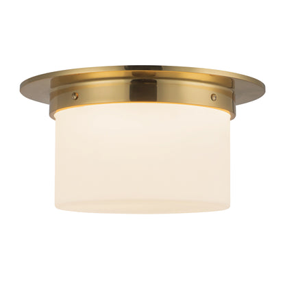 Mineral 11" Brass Flush Mount