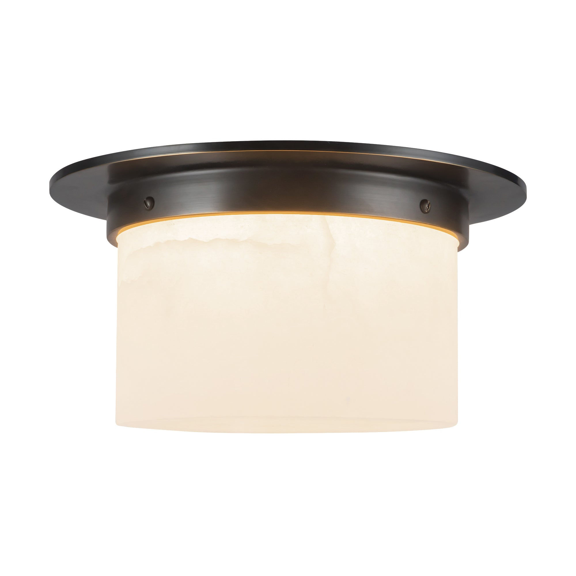Mineral 11" Black Flush Mount